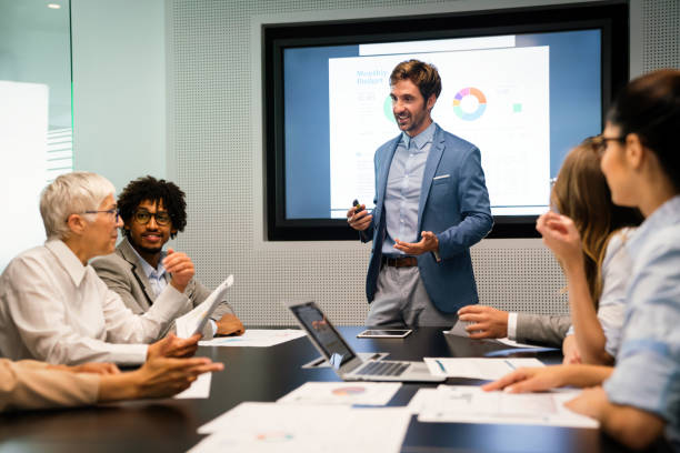 istock Collaboration and analysis by business people working in office 1312344692