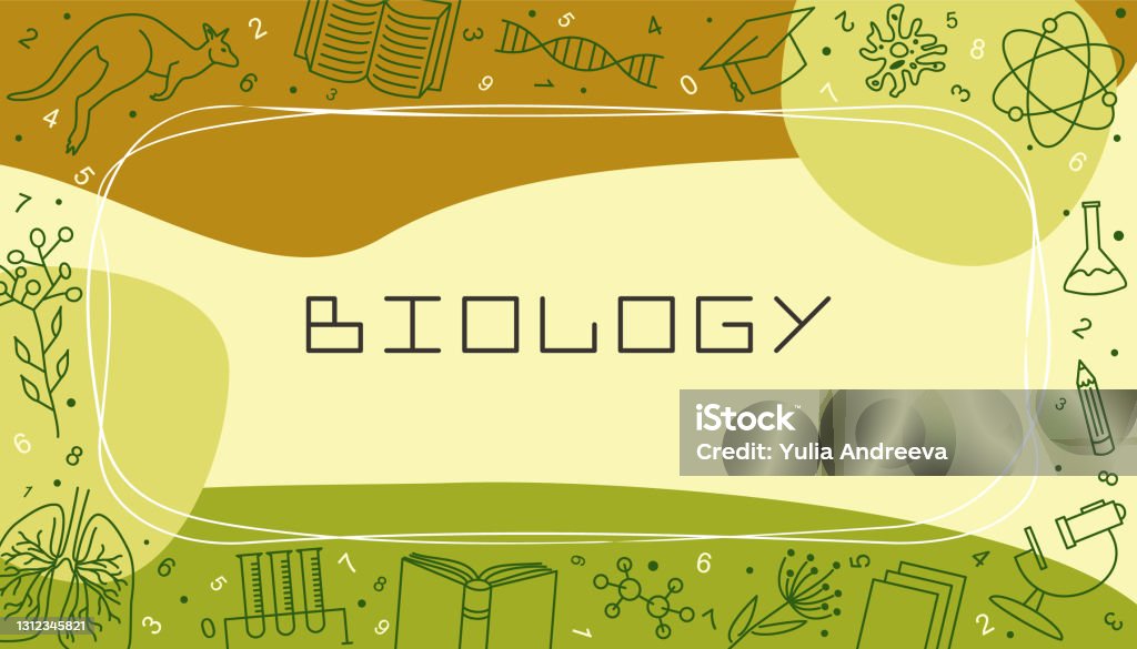 Biologist Design Style Vector Design Templates For Biology In Simple Modern Style With Line ...