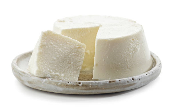 fromage riccotta maison frais - ricotta photos et images de collection