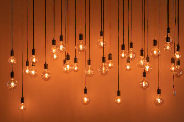 Vintage electric lamps