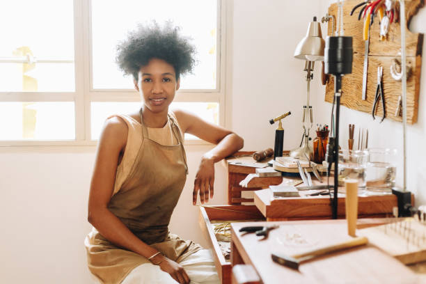 istock African artist at work desk in jewelry studio 1312357851