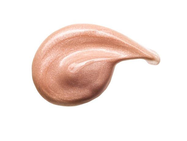 istock Smudged make-up gradient texture palette creamy matte beige concealer foundation CC or BB-cream powder on white isolated background 1312359089