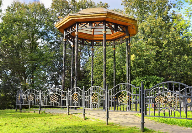 istock Gazebo in the city square 1312371584