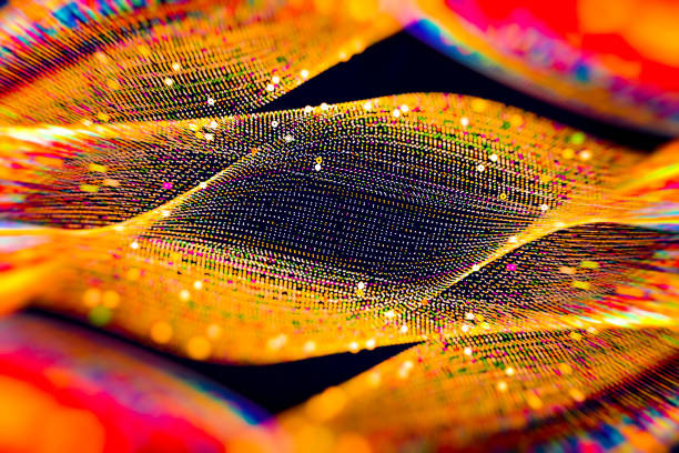 istock Abstract technological background in vibrant colors and blur. 1312390005