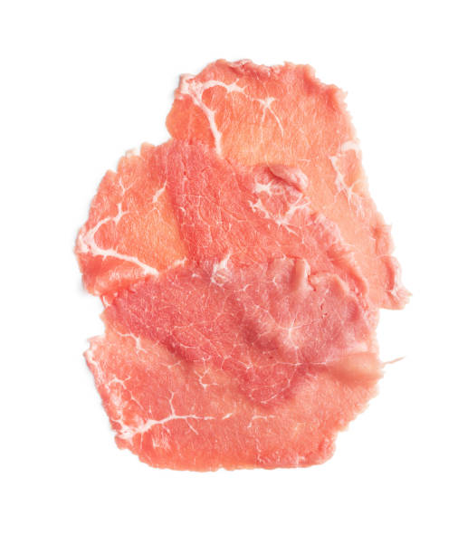 istock Sliced carpaccio. Raw beef meat. 1312411197