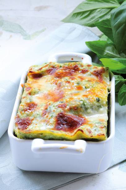 istock Traditional italian lasagna with pesto (ph. Archivio Collection) 1312419414