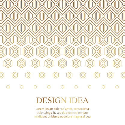 Modern geometric luxury background for banner or presentation or greeting card.