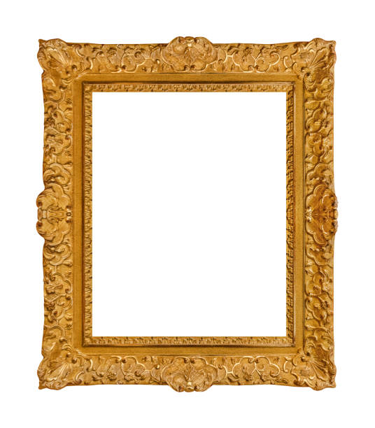 istock Old wooden picture frame 1312424525