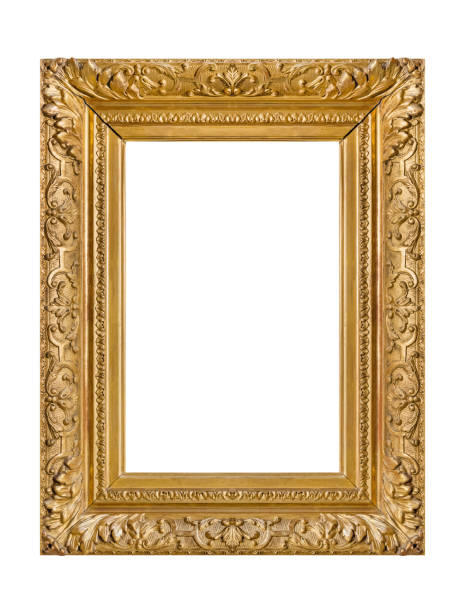 istock Old wooden picture frame 1312425618
