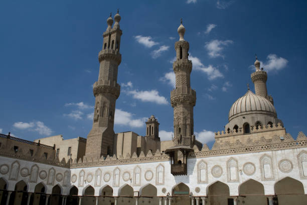 mosquée al-azhar - al azhar photos et images de collection