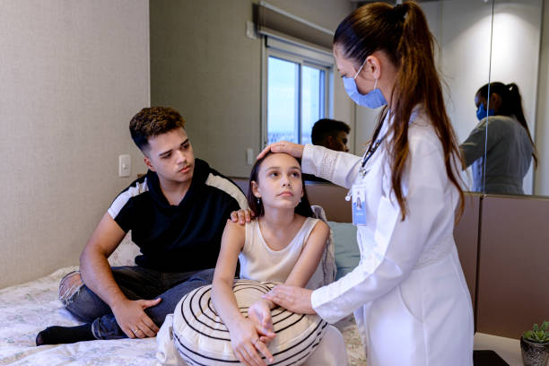 istock Doctor performing home care 1312428839