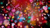 Close-up of confetti