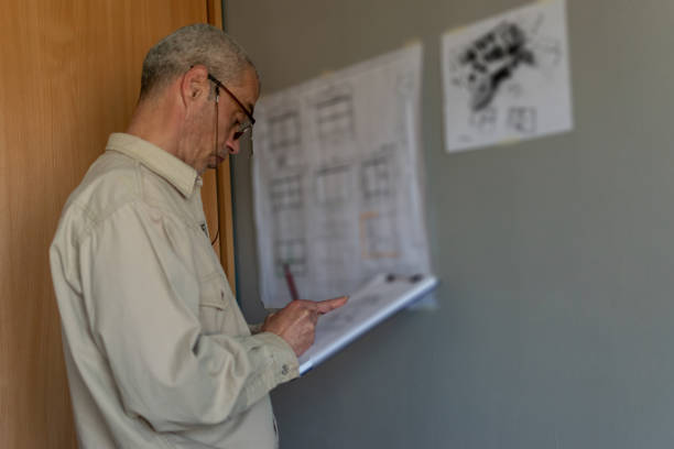 istock The engineer works in his office, trying to find a solution for future jobs. 1312432268