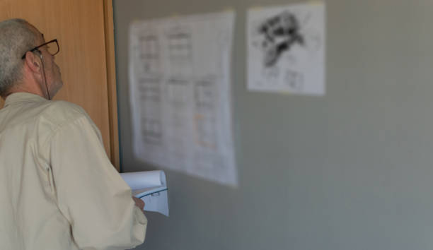 istock The engineer works in his office, trying to find a solution for future jobs. 1312432978