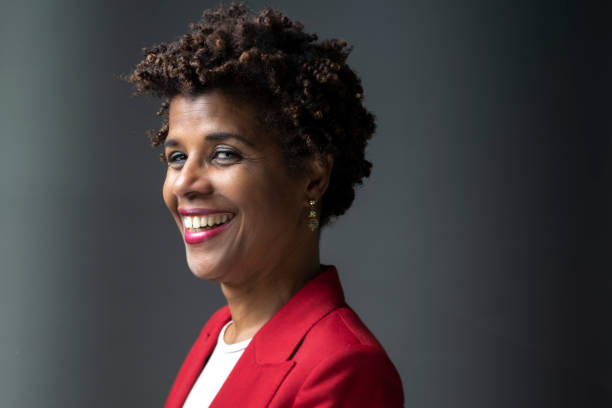 istock Cheerful black woman portrait 1312433238
