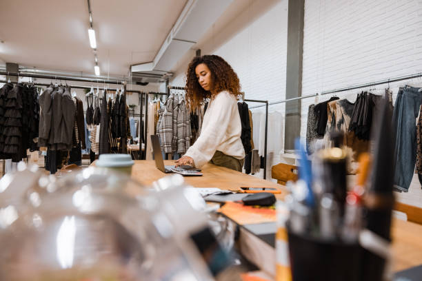 istock Woman at work on laptop in the office 1312433865