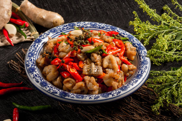 Chinese food full menu Chinese cuisine Sichuan cuisine Guizhou menu It's very delicious and spicy traditional Chinese Sichuan and Guizhou cuisine chinese frog stock pictures, royalty-free photos & images