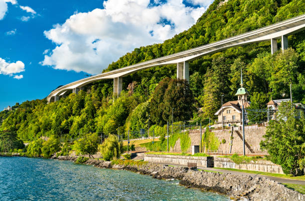House at Lake Geneva in Switzerland