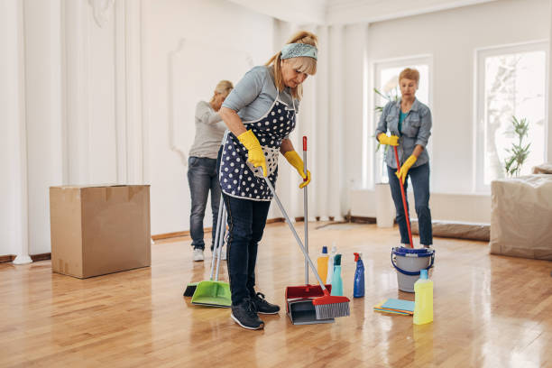 istock Women cleaners working together 1312445556