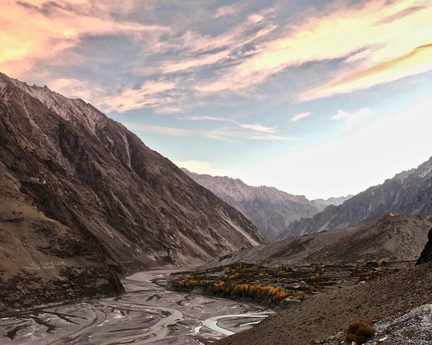 istock Hunza Valley, Zaribad Village 1312445954