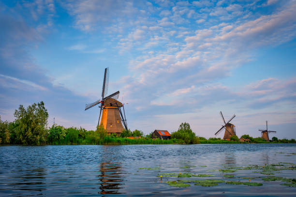 istock Windmills at Kinderdijk in Holland. Netherlands 1312457444