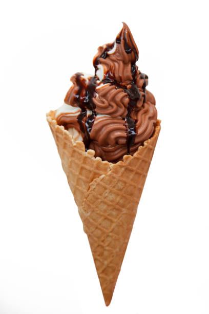 istock chocolate ice cream on an isolated background 1312457820