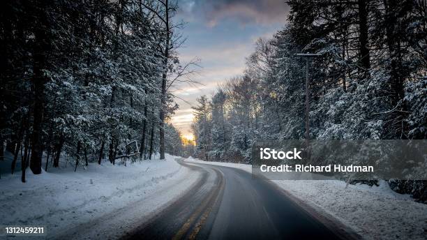 After The Winter Storm Stock Photo - Download Image Now - Pennsylvania, Winter, Pocono Mountains Region