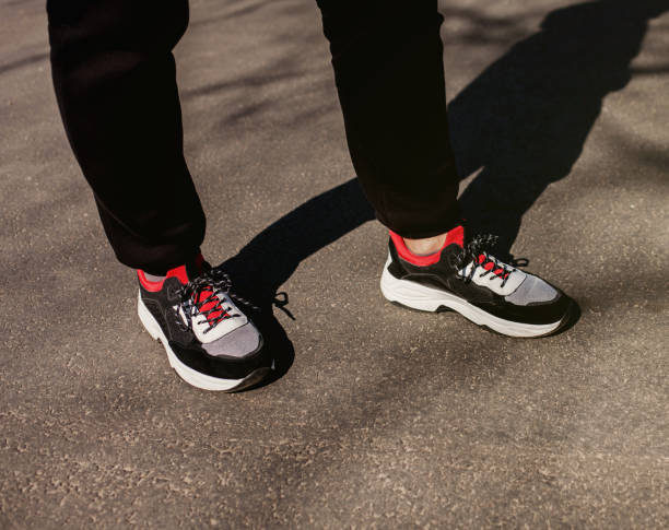 istock athlete in sport shoes 1312464044