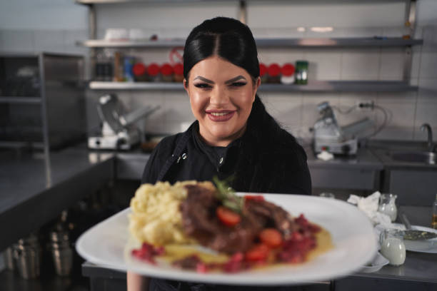istock Come and visit my restaurant, and enjoy this delicious meal 1312465580
