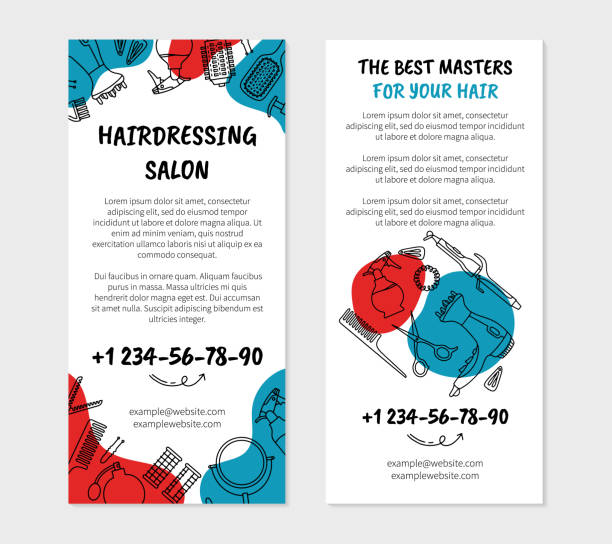 595 Hair Salon Brochure Illustrations & Clip Art - iStock | Hair salon  treatment