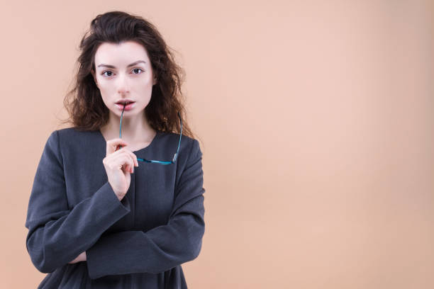 istock Business women in strict suit concept 1312475009