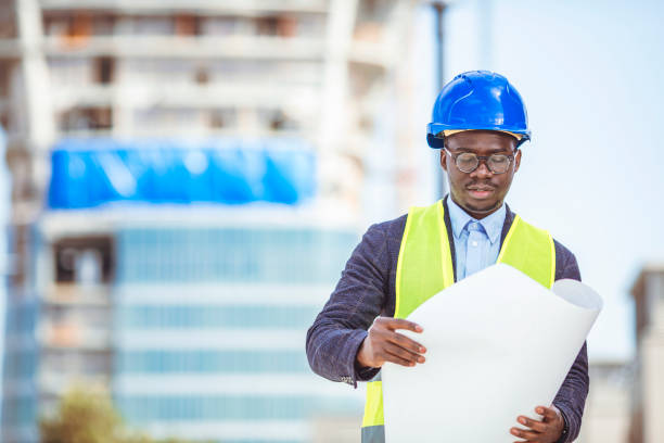 istock Portrait of successful mature civil engineer. 1312476217