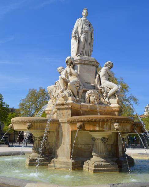 istock Fontain Pradier in Nimes 1312476411