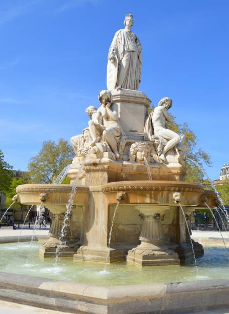 istock Fontain Pradier in Nimes 1312476418
