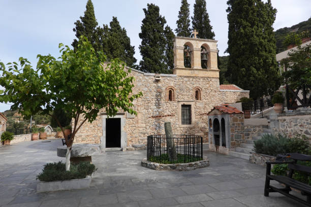 istock Toplou Monastery is a 15th-century monastery 1312486209