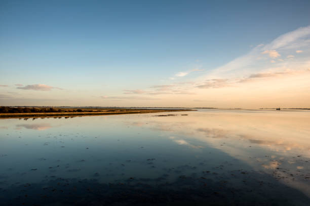 istock Dusk settles over Farlington Marshes, Hampshire, England, 1312489989