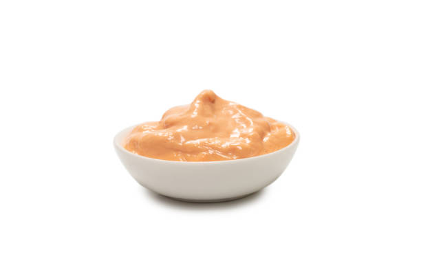 istock Sauce in a bowl isolated on white. 1312490984