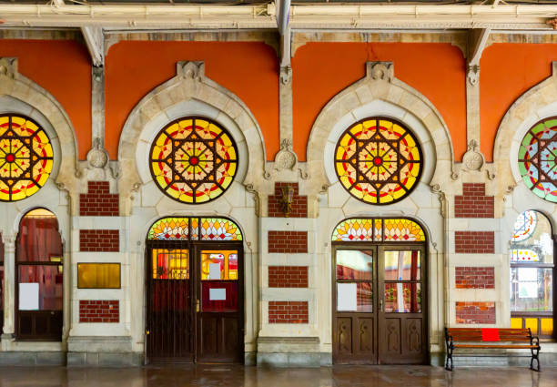 Sirkeci Central Railway Station, which is a landmark of modern Istanbul in Turkey.