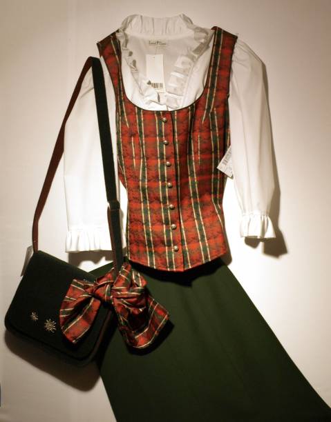 istock Trachtenkleid with bag 1312502346
