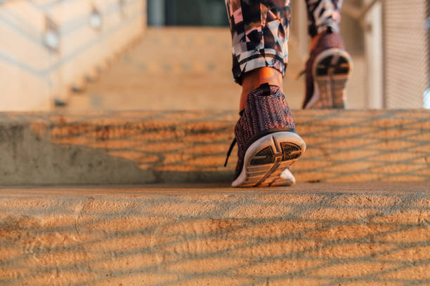 istock Runner Running Up The Stairs 1312504571