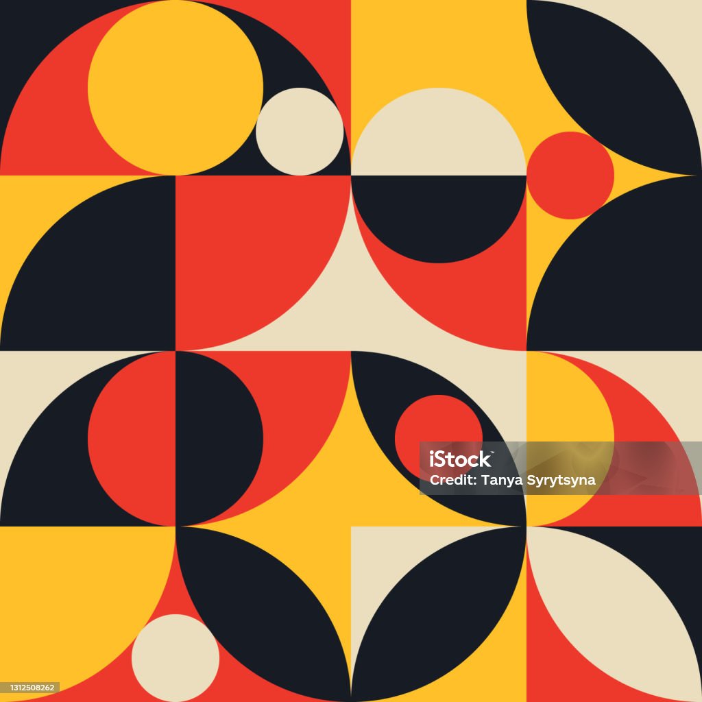 Simplegeo Background Images Retro Geometric Seamless Pattern Simple Geo Print Background Stock ...
