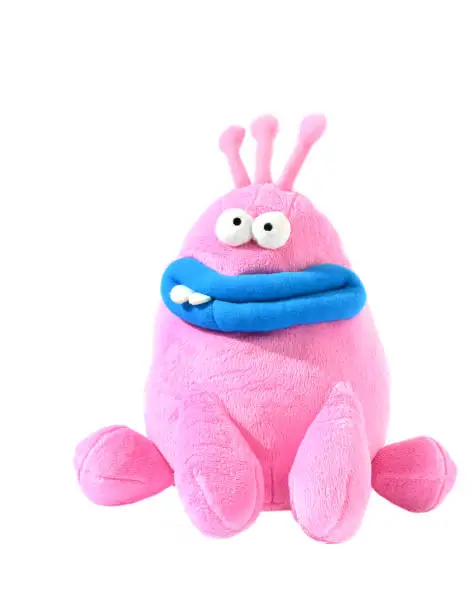 Photo of Children toy monster isolated