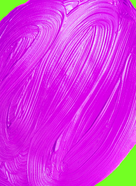 istock Purple paint brush strokes abstract minimal creamy texture, make-up creative wallpaper concept. 1312510306