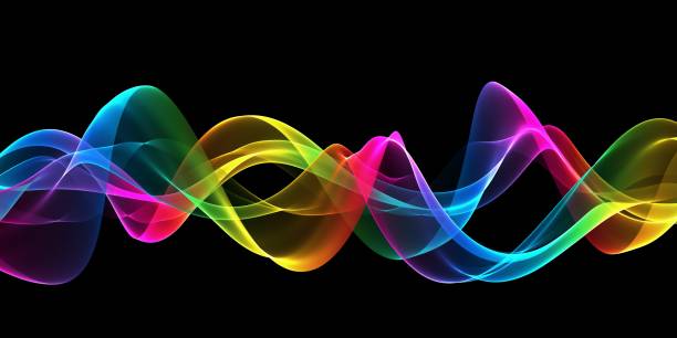 istock Wave abstract images, color design Abstract colored wave 1312513343