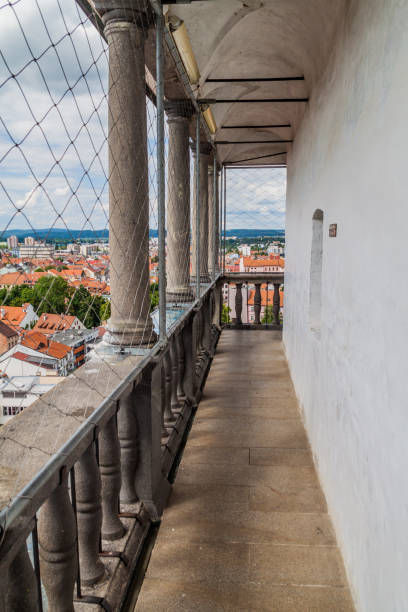 istock Black Tower (Cerna vez) in Ceske Budejovice, Czech Republ 1312518745