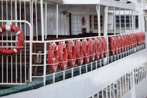 cruise ship and buoy lifeguards