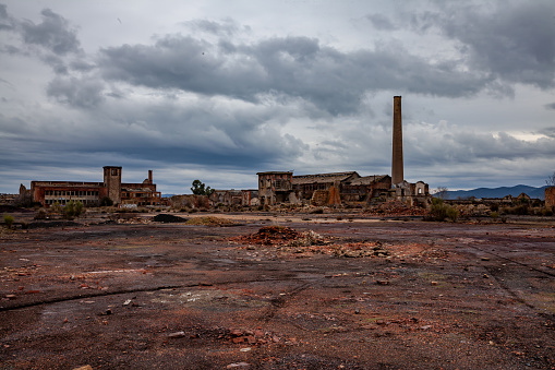 Abandoned former mining operations in peñarroya-pueblonuevo Spain