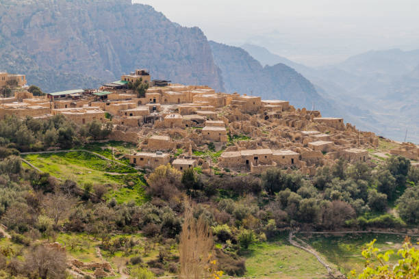 istock View of Dana village, Jord 1312521032