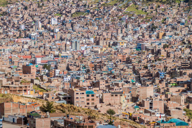 istock Aerial view of Puno 1312528117
