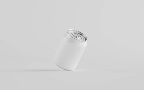 istock 8 oz. / 250ml Stubby Aluminium Beverage Can Mockup - One Can. Blank Label 1312551885